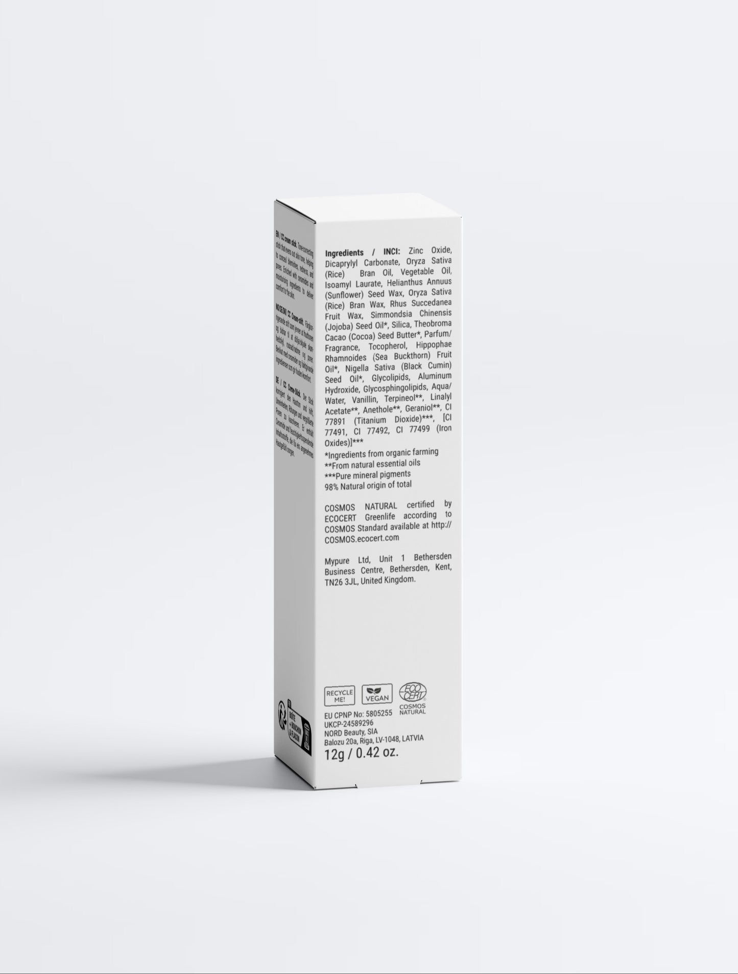 CC Stick THE IVORY HOUR  Corrector + Barrera + SPF 30