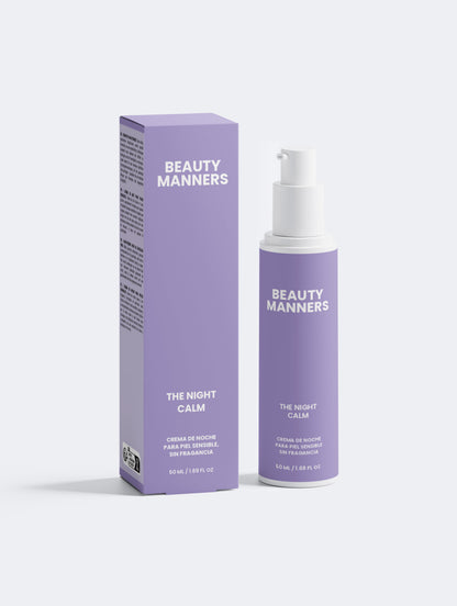 THE NIGHT CALM Crema de noche para piel sensible, sin fragancia