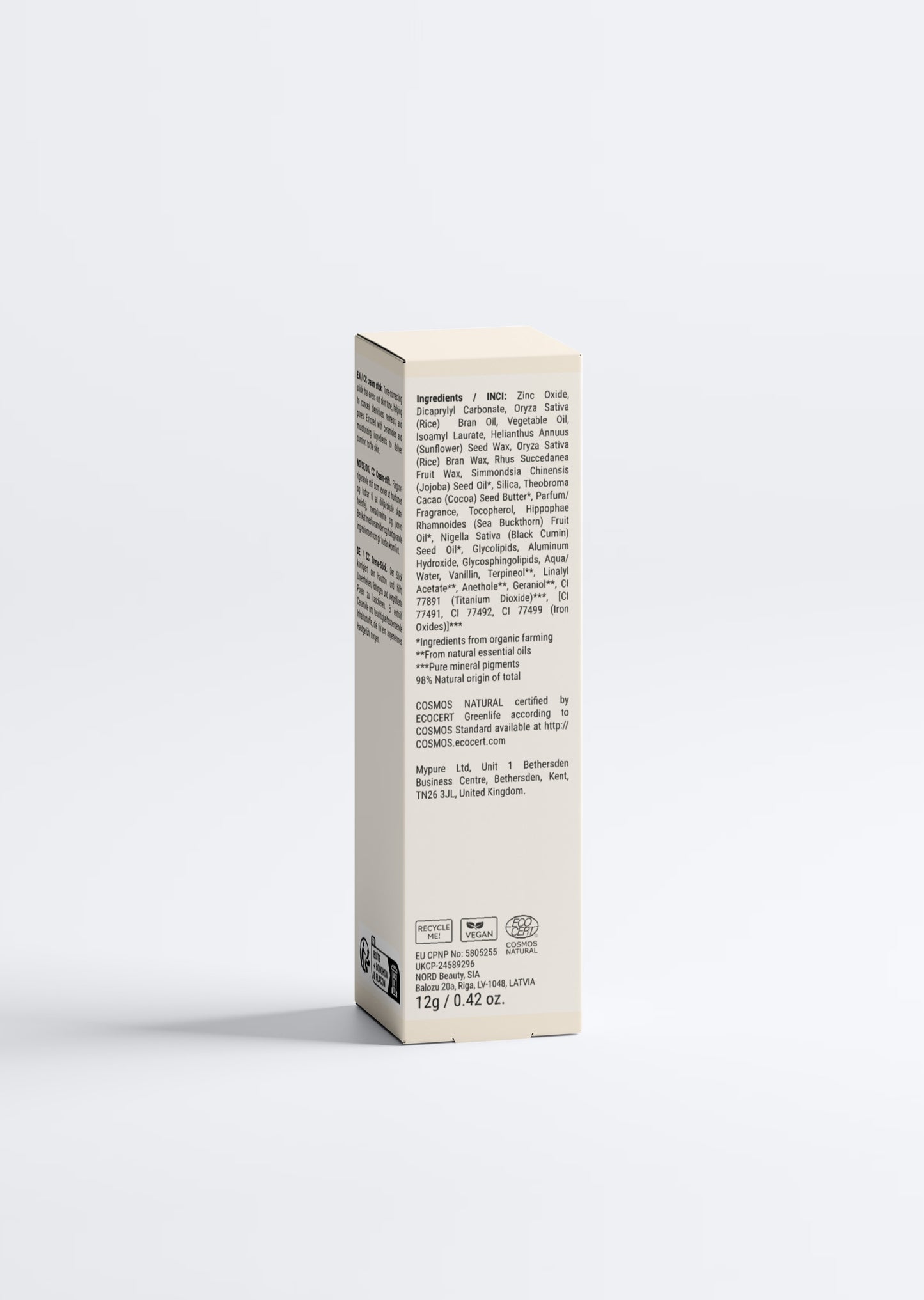 CC Stick THE MIDNIGHT MANNER Corrector + Barrera + SPF30