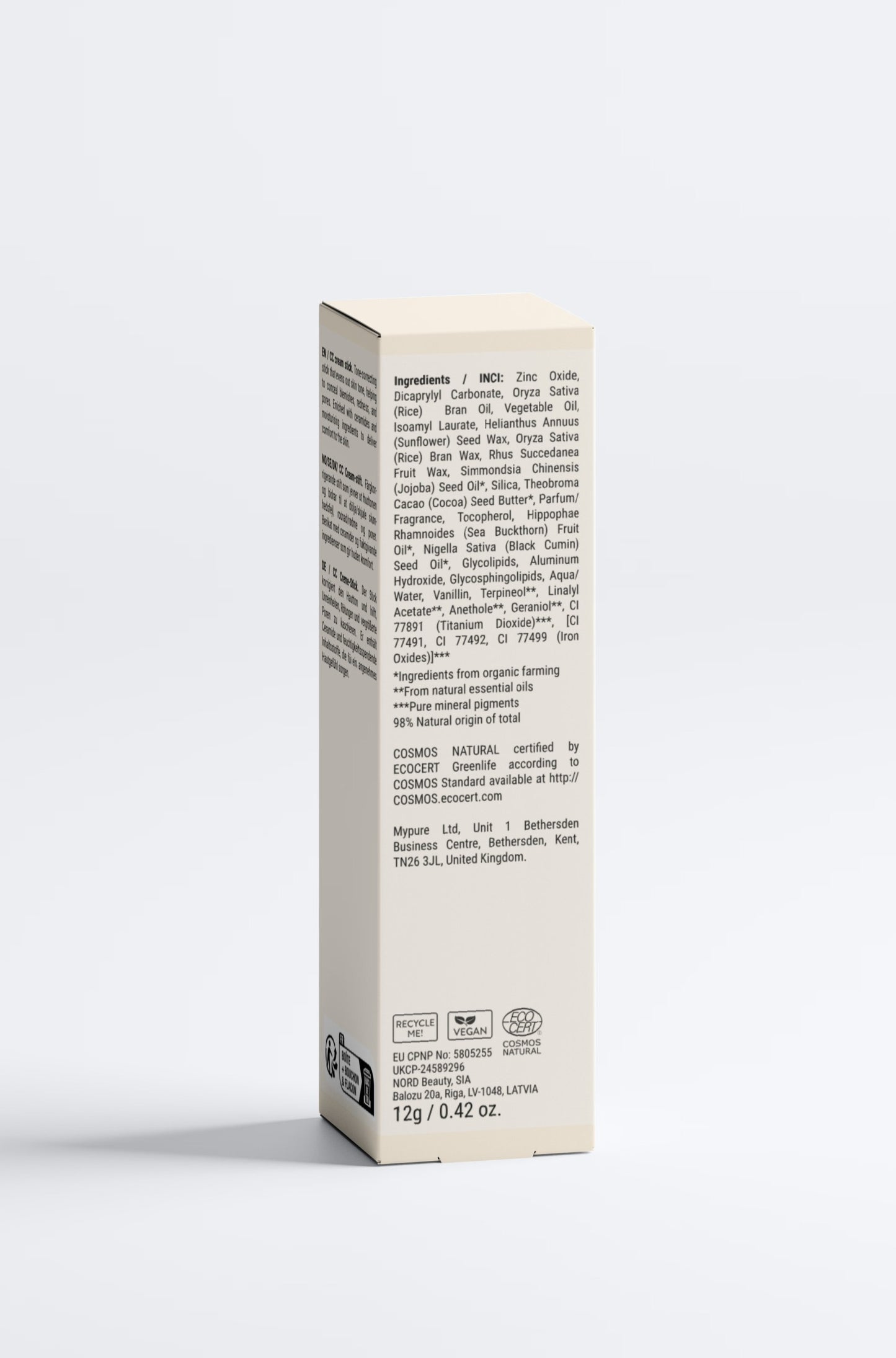 CC Stick THE IVORY HOUR  Corrector + Barrera + SPF 30